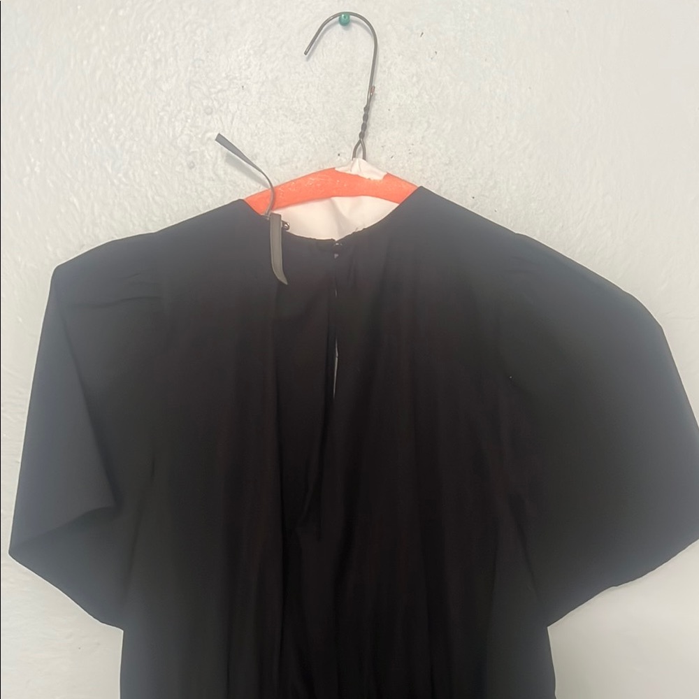 Elegant Black Backless Dress